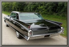 1962 Cadillac Sedan DeVille Black, Toolbox - Refrigerator Magnet, 42 MIL