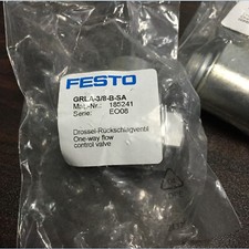 GRLA-3/8-B-SA 1PC New Festo Gas Fitting GRLA3/8BSA 185241