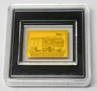 CHAD 3000 FRANCS 999 GOLD 1/1000oz FIREFIGHTER RESCUE TRUCK LOSCHGRUPP AUTO COIN