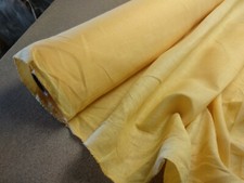 100 linen fabric - yellow - french belgium flax dense medium - for clothing