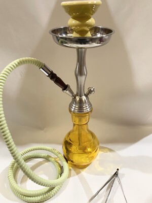 INHALE(R)17 INCH 1 HOSE JUNIOR HOOKAH IM A PAPER BOX YELLOW