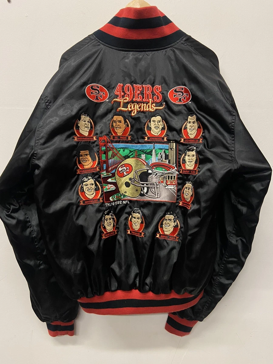 Vintage 1992 San Francisco 49ers Team Legends Jacket RARE XXL 1990's Satin  SF | eBay