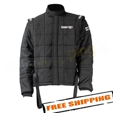 ZAMP R09J0033XL 3X-Large Black ZR-Drag Driving Jacket