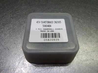 Ingersoll Chip Surfer 2 Flute Carbide CR Endmill 45V-5045T8RA03 IN2005 (LOC1267A
