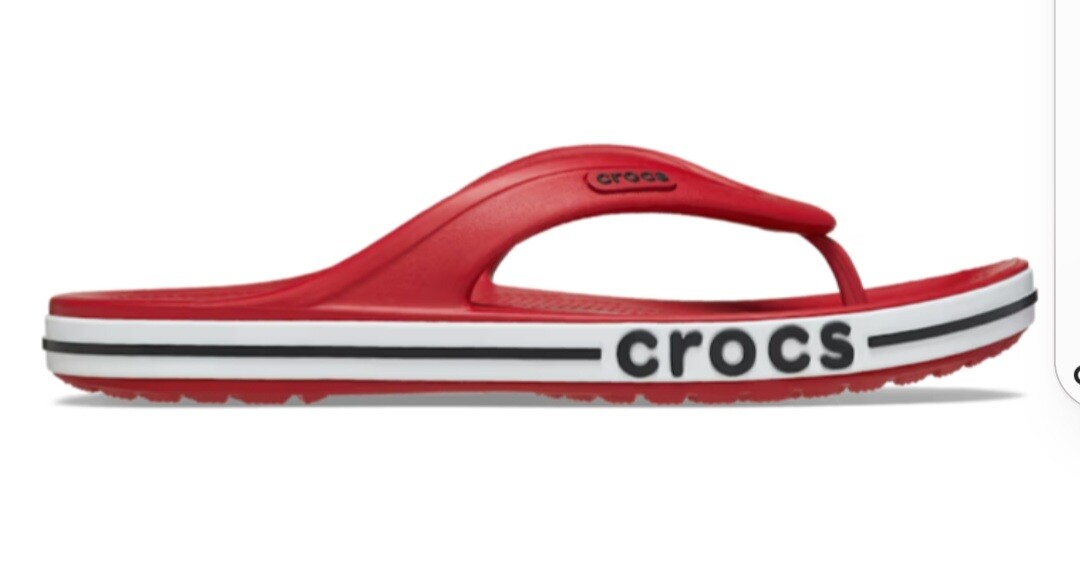 Crocs Men and Women's Bayaband Flip Cantaloupe Navy Pink Black