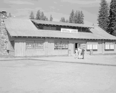 West Thumb W.Y. Hamilton's Store, General Store Vintage Old Photo 8.5x11 Reprint
