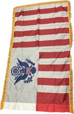 Customs And Border Protection Indoor Flag With Gold Fringe 3x5 Nylon NEW