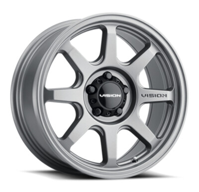 16'' Vision 351 Flow   Satin Grey 16x8 Wheel 6x5.5 (6x139.7) 0mm Rim