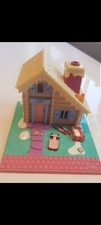 Polly Pocket Spieldose Mini Modell Skihütte