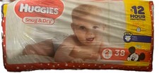 Huggies Mickey Mouse Disney Baby Snug and Dry Disposable Diapers Size 2 Pack 38