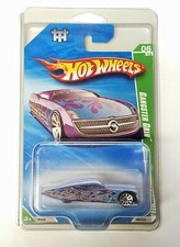 Hot Wheels 2010 Treasure Hunt Gangster Grin Purple Car NOC #6/12 In Protector C6