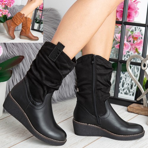 comfy heel boots