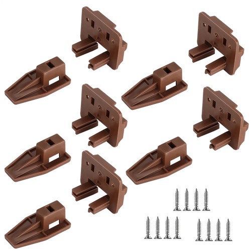 Drawer Guide Kit Drawer Replacement Parts Drawer Rails Repair Kit Slides Guides - Picture 3 of 11