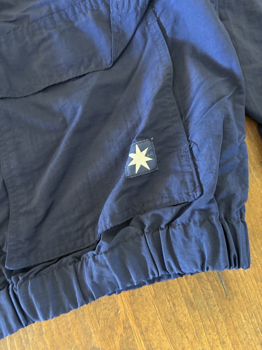 VINTAGE Nautical Jacket Mens Large Blue Starbus Latitude San Diego