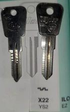 Ford, Opel, Capri X22, YS2, CP3, YM26 Key Blank.