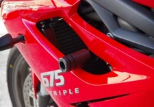 SATO RACING Triumph Daytona 675 675R 2006-2012 Frame Sliders  [T-675DFS-BK]