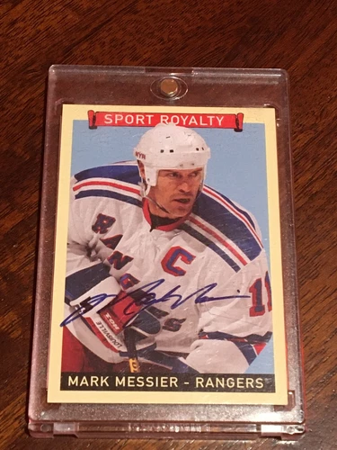 2008 Upper Deck UD Goudey Sport Royalty Autograph Mark Messier Rangers SSP