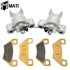 Front Left Right Brake Calipers W/Pads for Polaris Hawkeye 300 2x4 4X4 2006