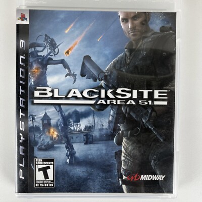BlackSite Area 51 (2007) PlayStation 3 PS3 Game Complete With Manual MIDWAY