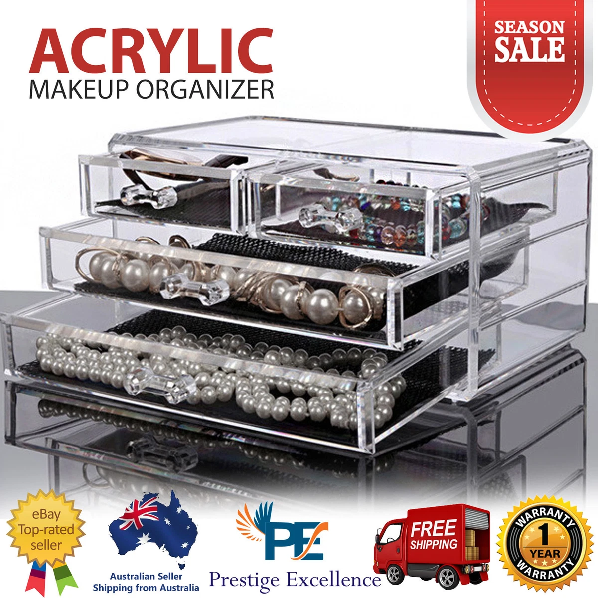 Clear Makeup Drawers Australia Saubhaya Makeup