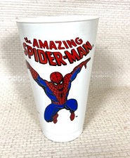 Taza Slurpee Vintage Amazing Spider-Man 7-11 - Edad de Bronce Marvel - 1975