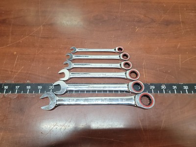 Performance Tool 6pc SAE Ratcheting Wrench Set 5/16''- 3/4'' c-x