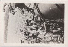 WW2 USMC Amphibious 1940s Coastal Interaction Military Scene Original Photo