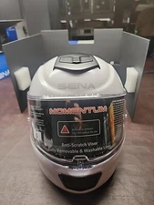 Sena Momentum Motorcycle Small Smart Helmet MOI-STD-GW-S-01  Glossy White