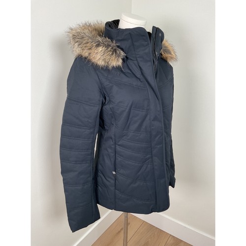 Obermeyer Tuscany II Jacket Womens Size 8 Black Insulated Faux Fur Hooded Coat - Picture 8 of 17