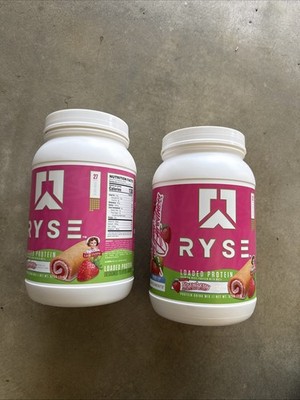 RYSE Loaded Protein Strawberry Shortcake Rolls 27 Servings  2 Boxes