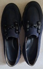 Paul Green Loafer Super Soft,Damen, Nubuk Leder dunkelblau, Gr. 6,5  Neu!