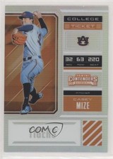 2018 Elite Extra Edition College Ticket Holo Prizm Casey Mize (Blue Jersey) 2p7
