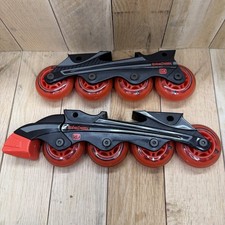 Roller Derby RD Inline Skate Replacement Wheels, Black/Red Roller Blade Skates