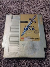 Zelda II: The Adventure of Link Gold NES Nintendo  1988 Cartridge See Photos