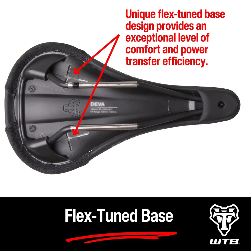 Sillín Deva mediano titanio negro Foto 2 de 3