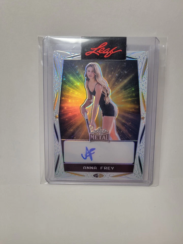 2024 Leaf Metal Web Exclusive Anna Frey RC Rookie Card Auto Autograph #/540 QTY - Image 3 of 3