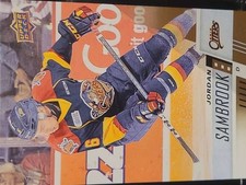 2017-18 Upper Deck CHL Jordan Sambrook #32 Erie Otters