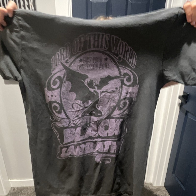 Black Sabbath T Shirt Lord of This World Ozzy Osbourne Band Black New Official