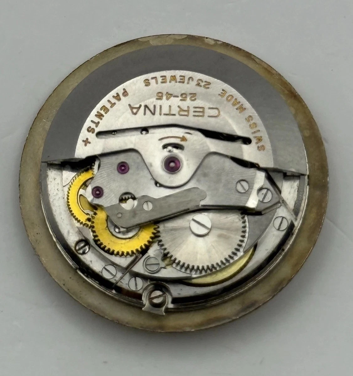 3 Vis De Cadran Pour Montre Certina Référence 25-652 - Pièce Détachée Neuve, Origine Suisse