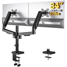 Dual Monitor Desk Mount Stand Fits 13"-34" Screens, Adjustable Arm Desk Mount US