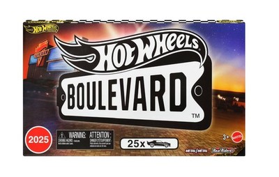 Hot Wheels Boulevard 25-Car Factory Set 2025 Car Box Set - FREE SHIP BRAND NEW!!