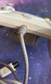 Sega Dreamcast Official White Gray Controller HKT-7700 OEM - Tested Working