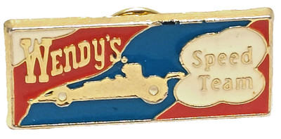 Wendy's Restaurant ''Speed Team'' Lapel Pin