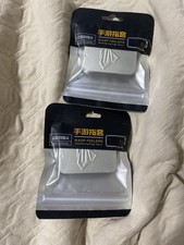 Wasp Feelers Mobile Gaming Finger Sleeve New In Pkg Pack Of 2 Silver Fiber
