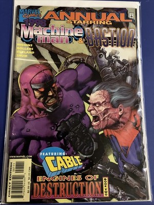 Machine Man & Bastion 1998 Annual  Cable