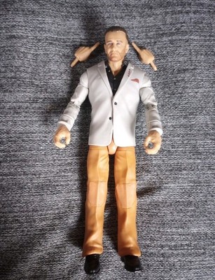 4/4 Complete Mattel WWE Elite Survivor Series Nick Aldis Build a Figure BAF TNA