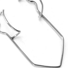 Barraquer Wire Eye Speculum Set of 4pcs Silver Stainless Steel ophthalmic 15mm