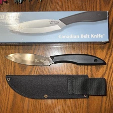 Cold Steel 20CBL Canadian Belt Knife Stainless Fixed Blade, 8 3/8"
