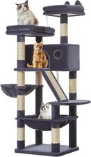 Taoqimiao Cat Tree 146/180cm Cat Tower for IndoorLarge Cats Multi-level Cat