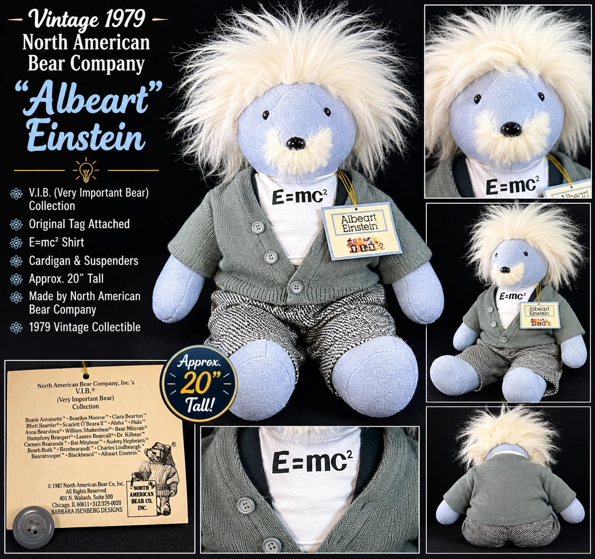 North American Bear Company Collectors & Hobbyists Stuffed Animals
